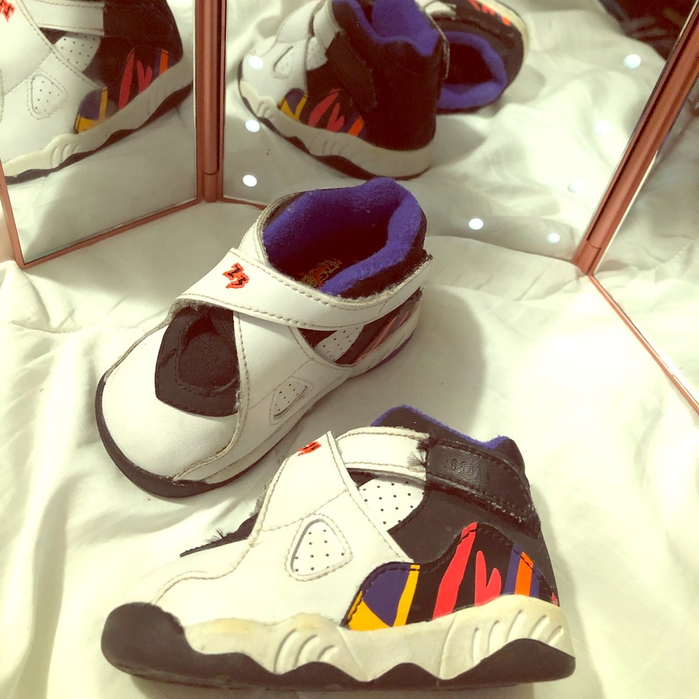 Retro 8 ‘Three-Peat’ toddler shoe 4c